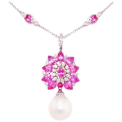 pink sapphire and diamond louis vuitton necklace|Louis Vuitton new collection.